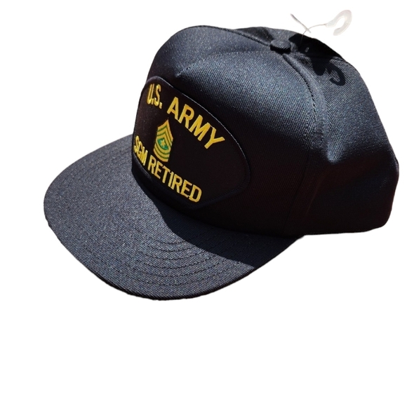 U.S. ARMY SGM RETIRED Emblem Patch - SNAPBACK Cap - Picture 2 of 4